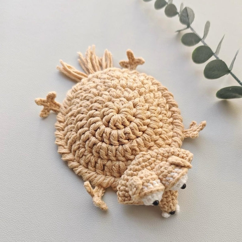 Acorn Coaster Crochet Pattern