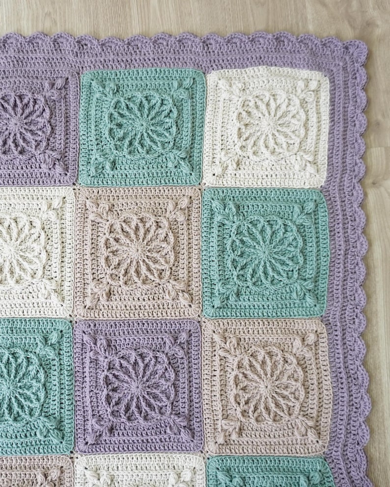 Florielle Blanket Crochet Pattern