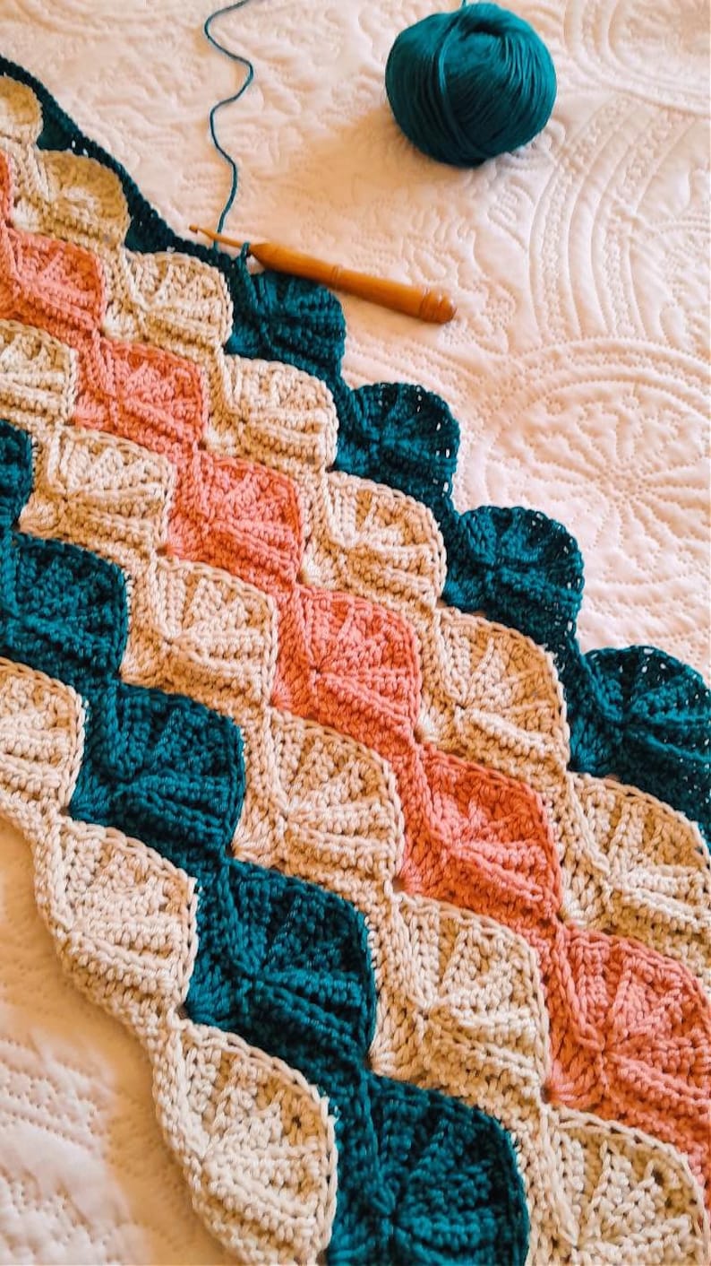 Seabreeze Blanket Crochet Pattern