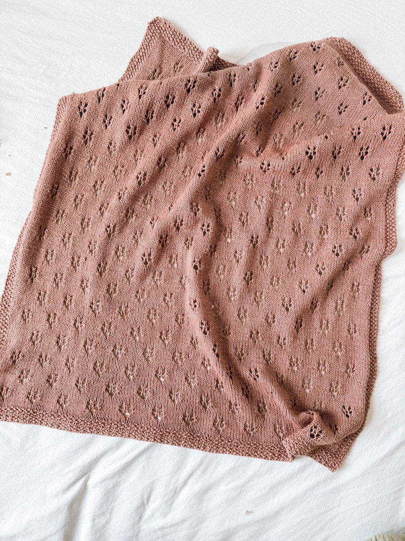 Bloom Baby Blanket Knitting Pattern
