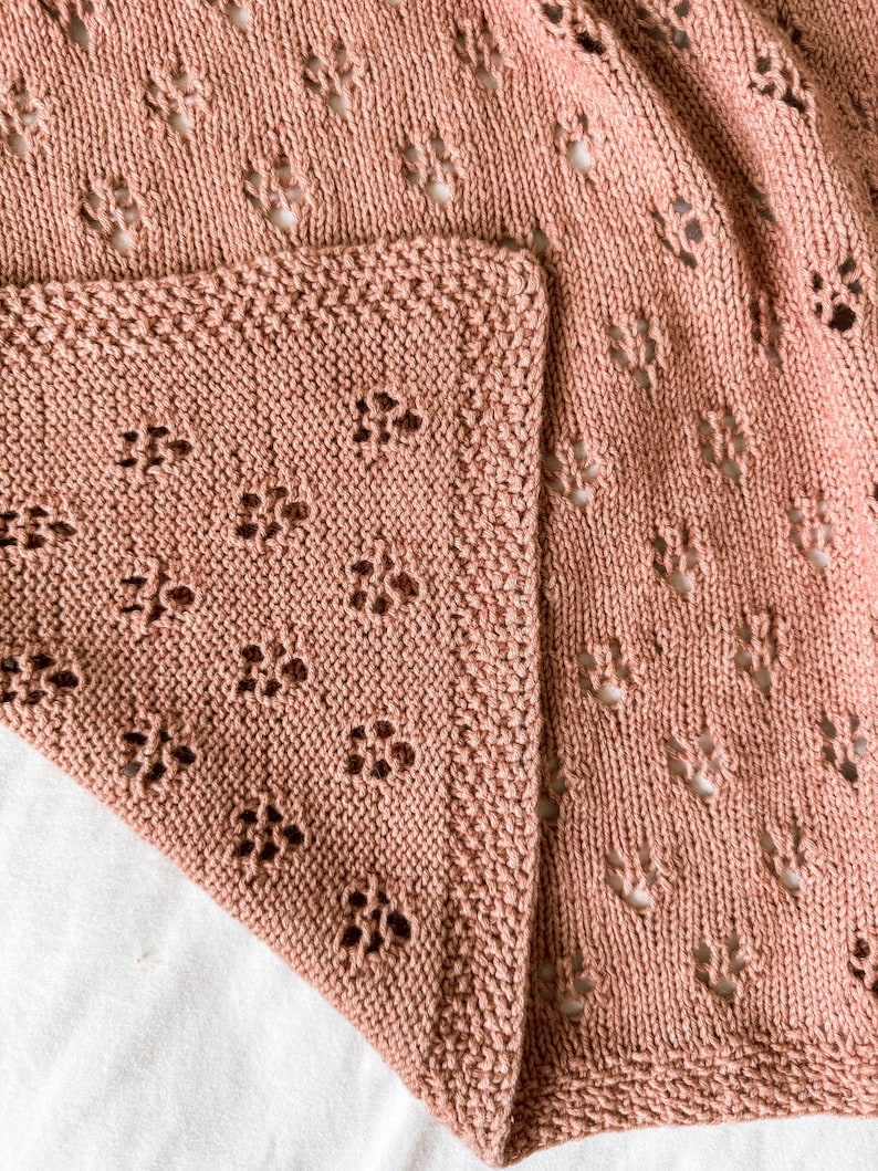 Bloom Baby Blanket Knitting Pattern