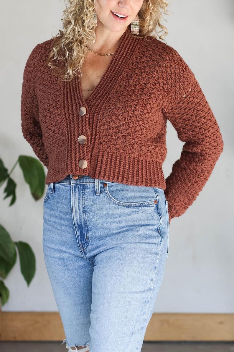 Fireside Cardigan Crochet Pattern