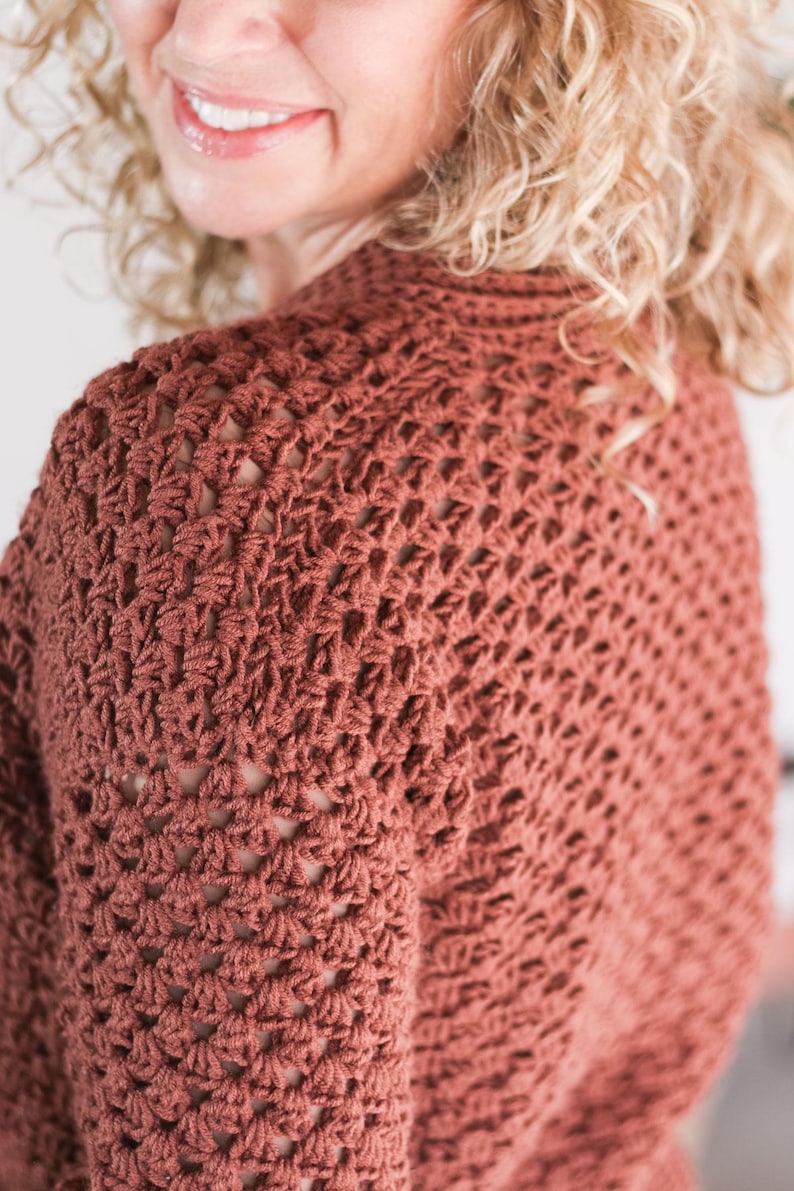 Fireside Cardigan Crochet Pattern