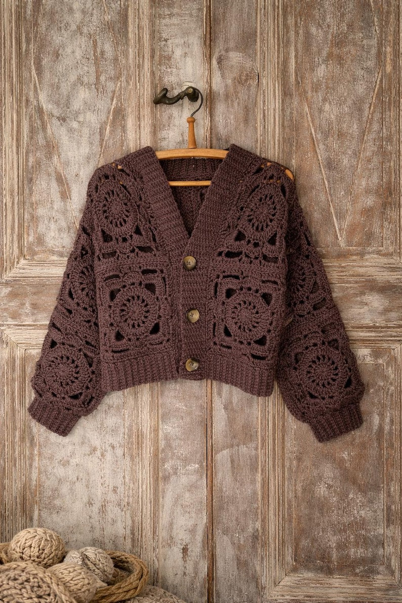 Brownie Cardigan Crochet Pattern
