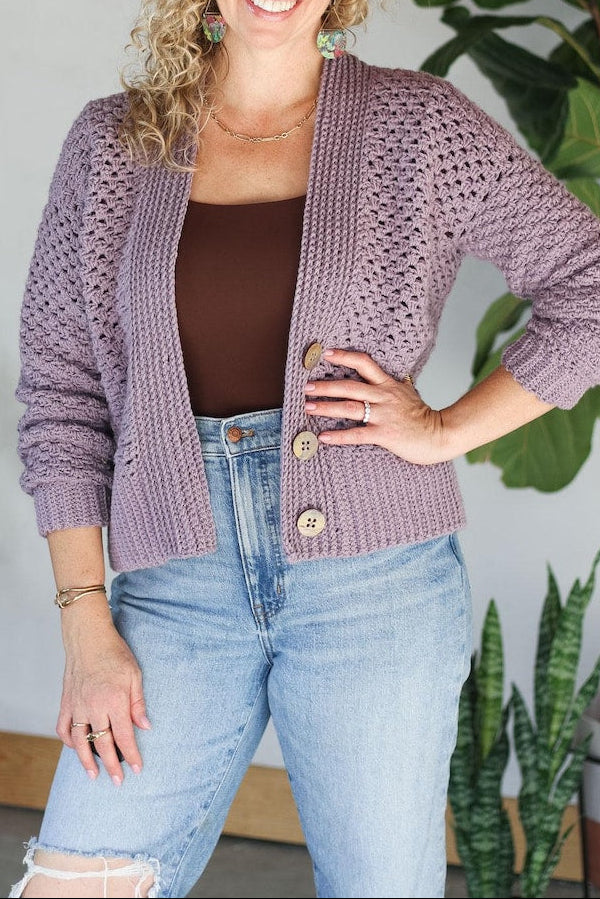 Fireside Cardigan Crochet Pattern