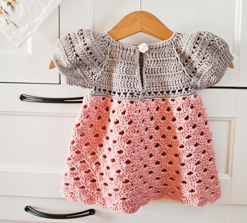 Vintage Blossom Dress Crochet Pattern