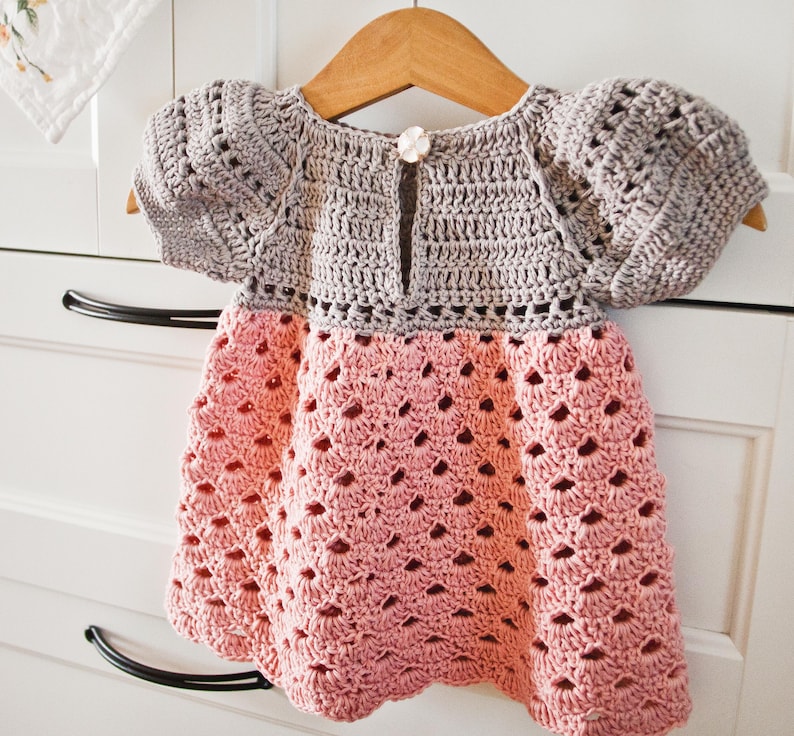 Vintage Blossom Dress Crochet Pattern