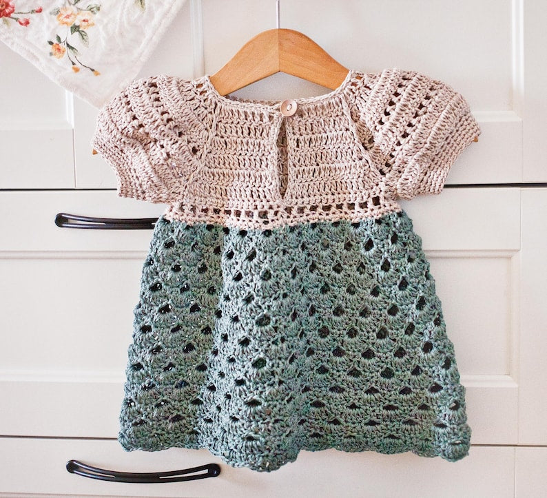 Vintage Blossom Dress Crochet Pattern
