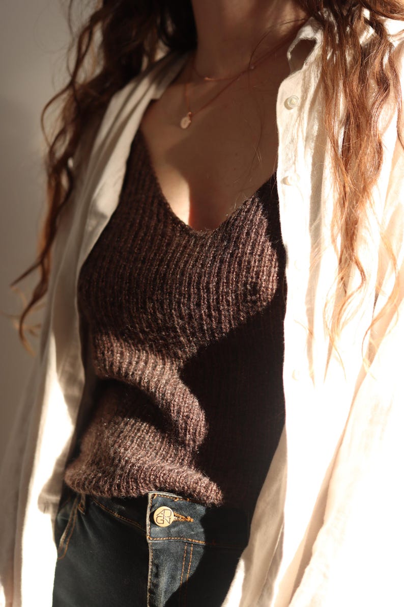 Serene Camisole Knitting Pattern