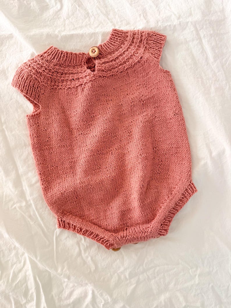 Blossom Romper Knitting Pattern