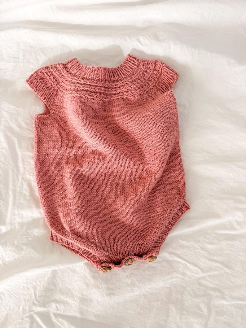 Blossom Romper Knitting Pattern