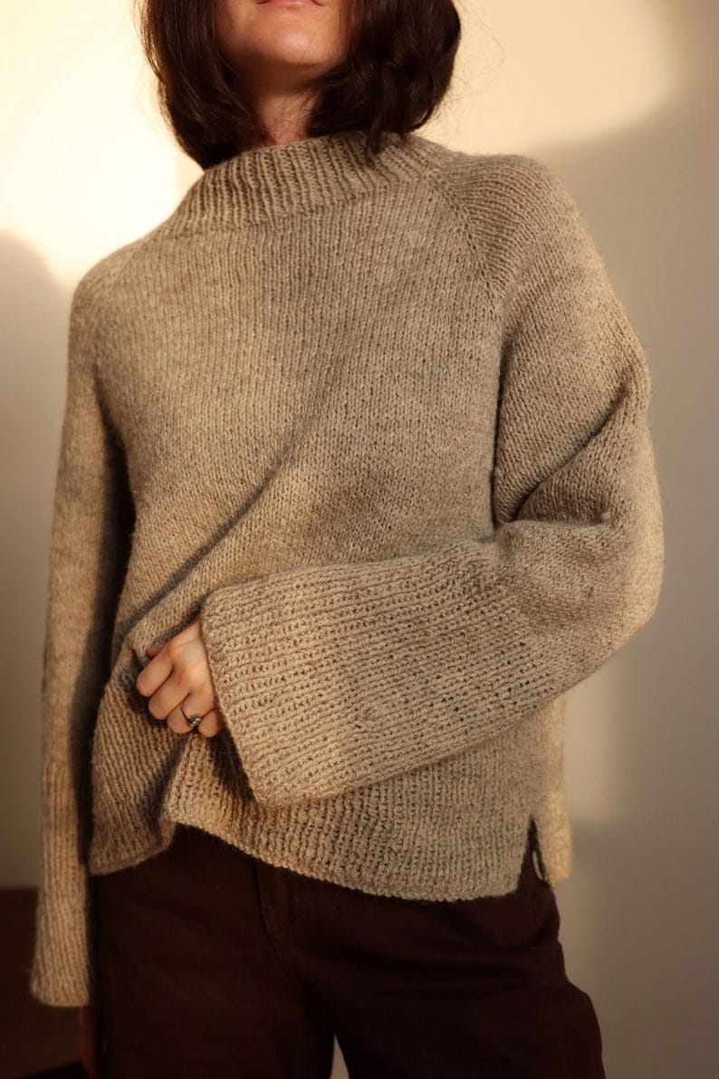 Quietude Sweater Knitting Pattern