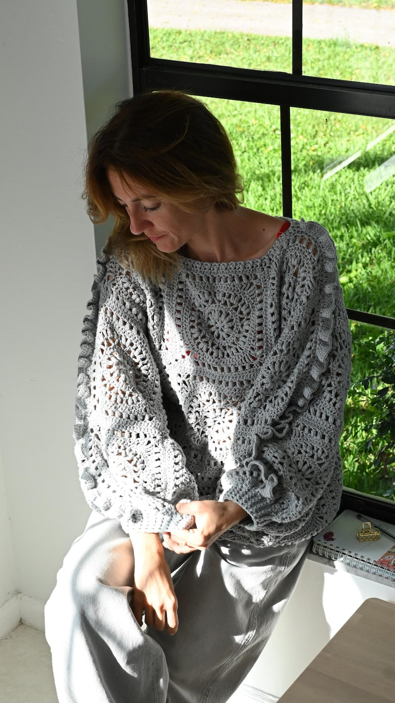 Moonweave Sweater Crochet Pattern