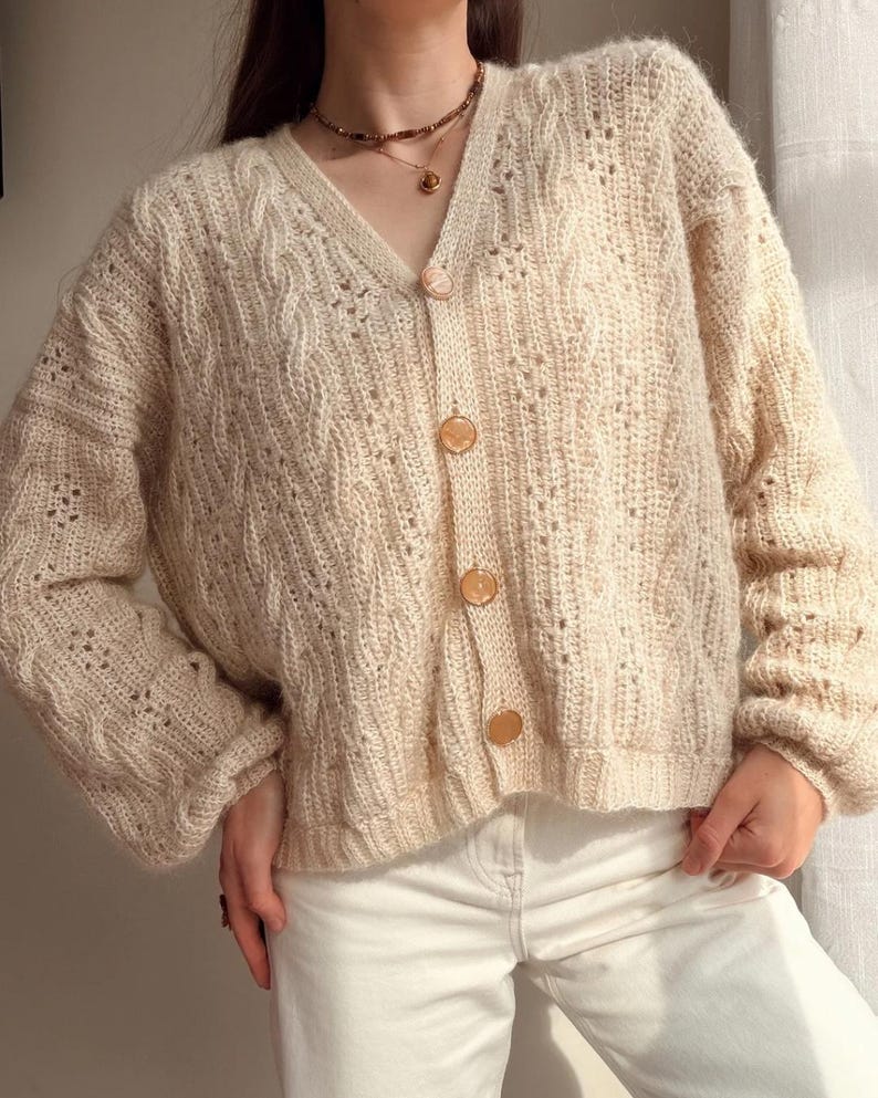 Creamwood Cardigan Crochet Pattern