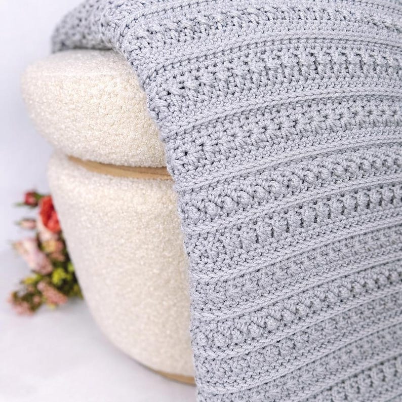 Worsted Sampler Blanket Crochet Pattern
