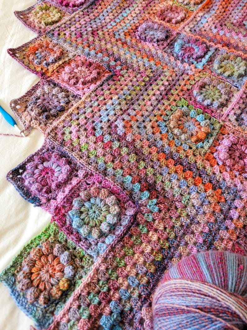Bloomscape Blanket Crochet Pattern