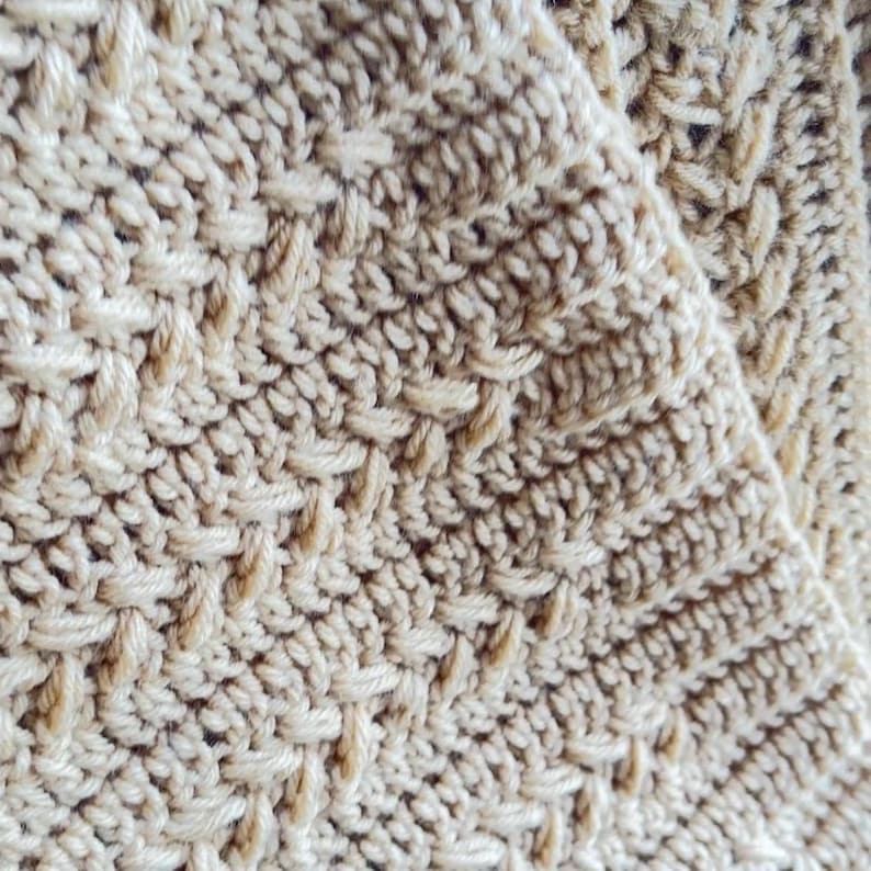 Oatmeal Blanket Crochet Pattern