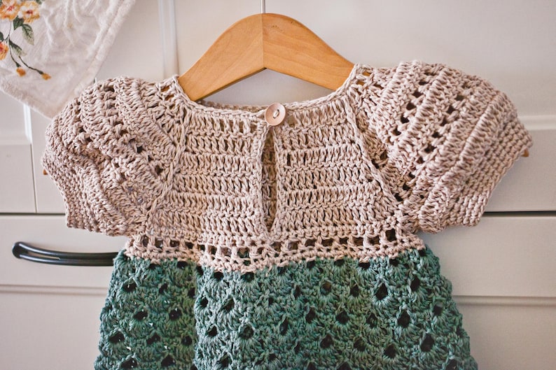 Vintage Blossom Dress Crochet Pattern
