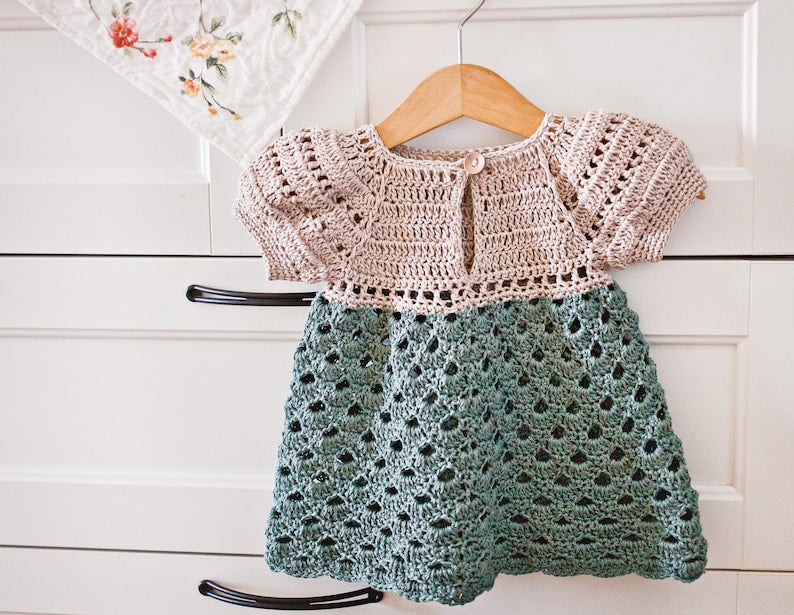 Vintage Blossom Dress Crochet Pattern