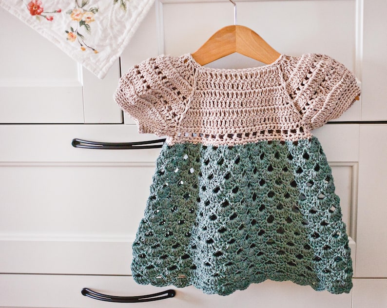 Vintage Blossom Dress Crochet Pattern