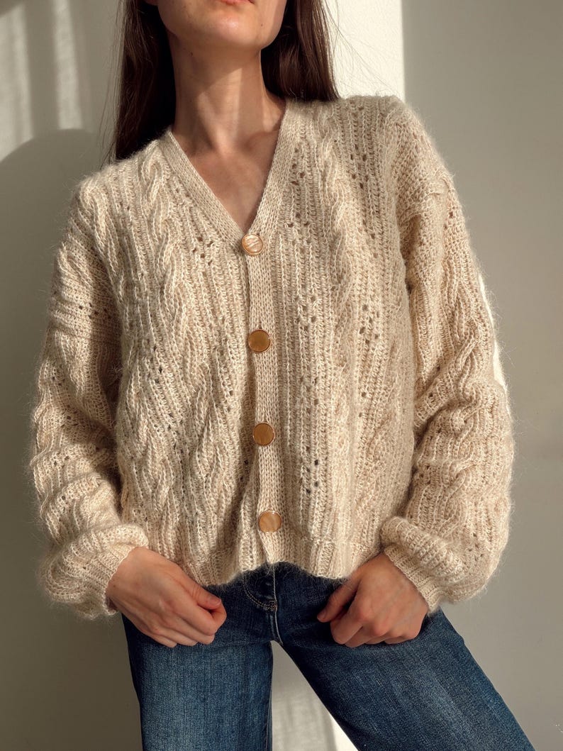 Creamwood Cardigan Crochet Pattern