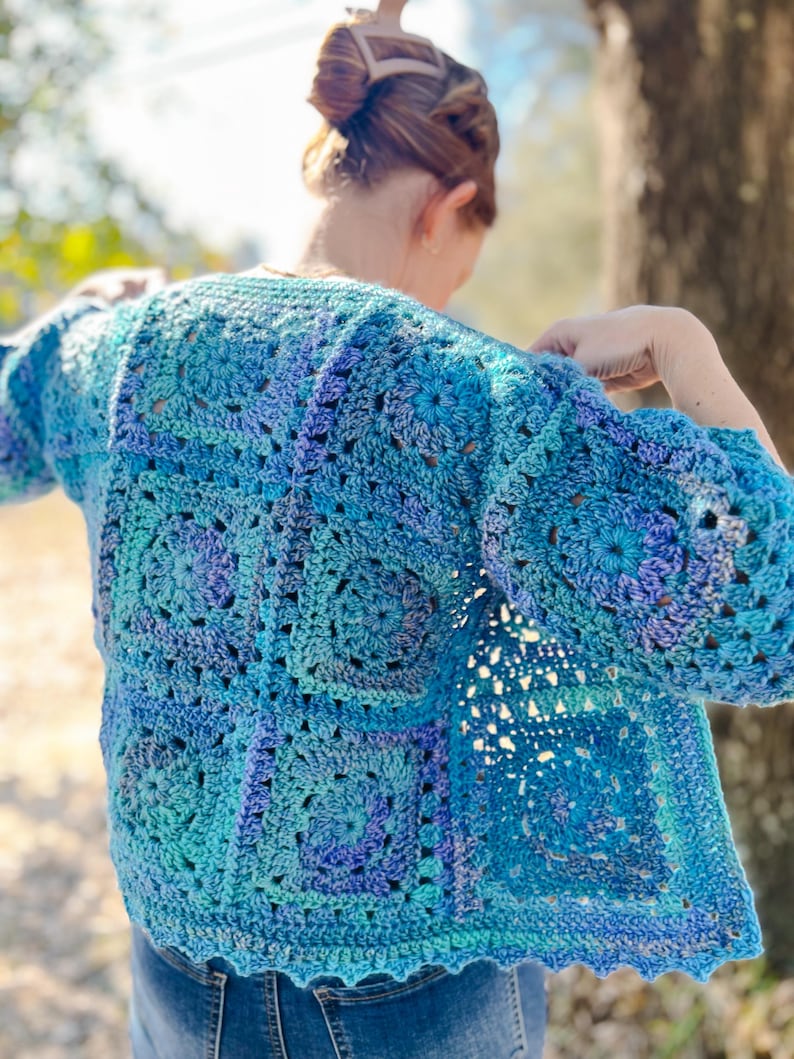 Patchwork Cardigan Crochet Pattern