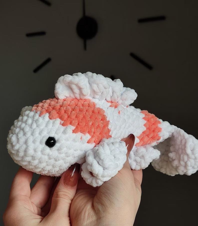 Plush Koi Fish Crochet Pattern
