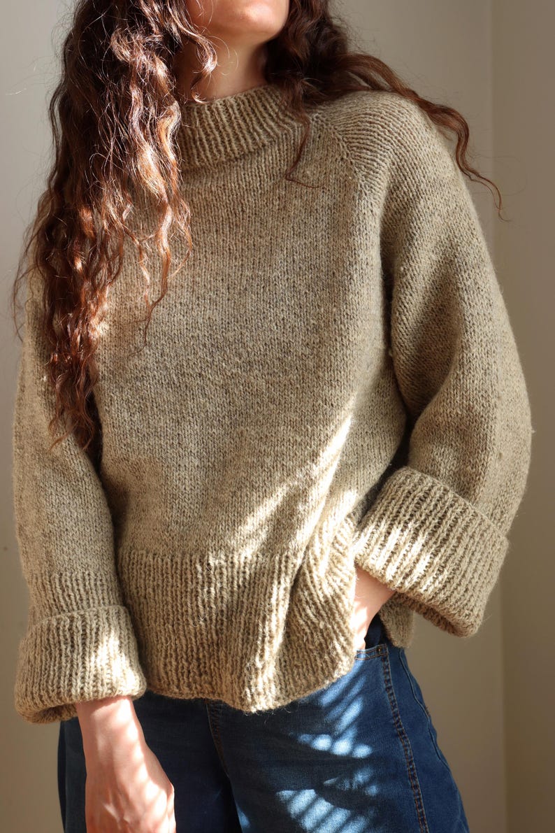 Quietude Sweater Knitting Pattern