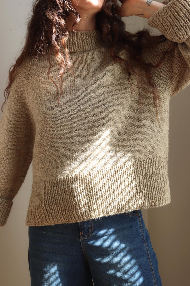 Quietude Sweater Knitting Pattern