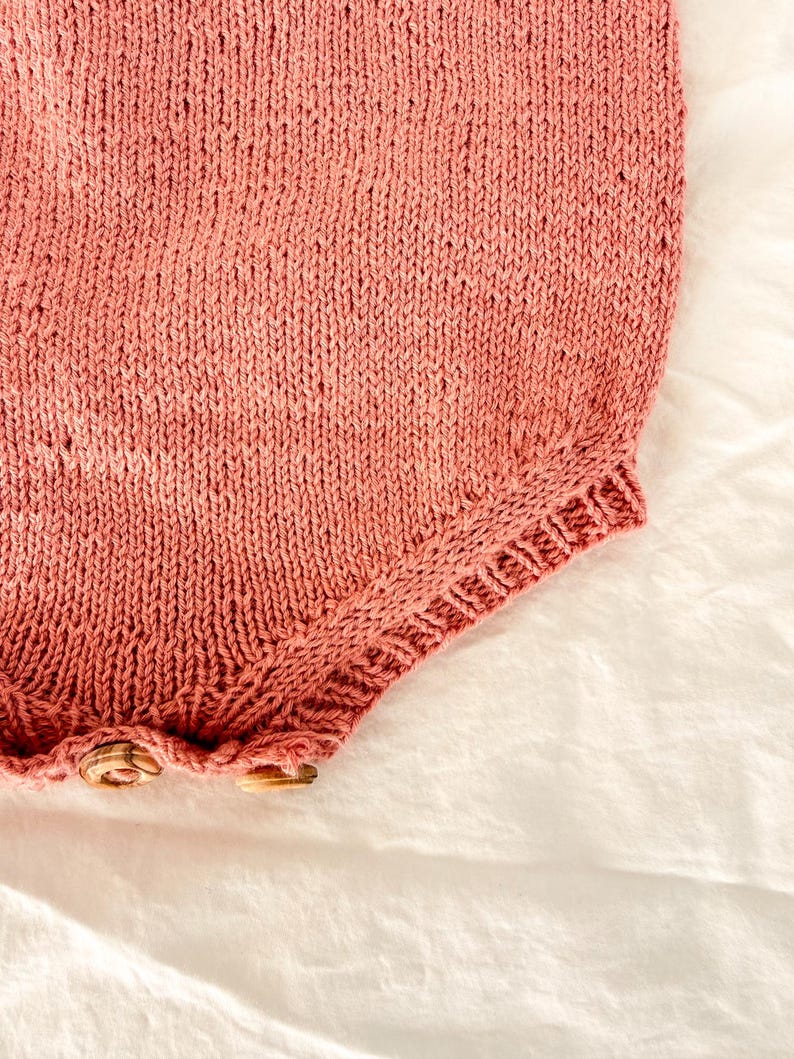 Blossom Romper Knitting Pattern