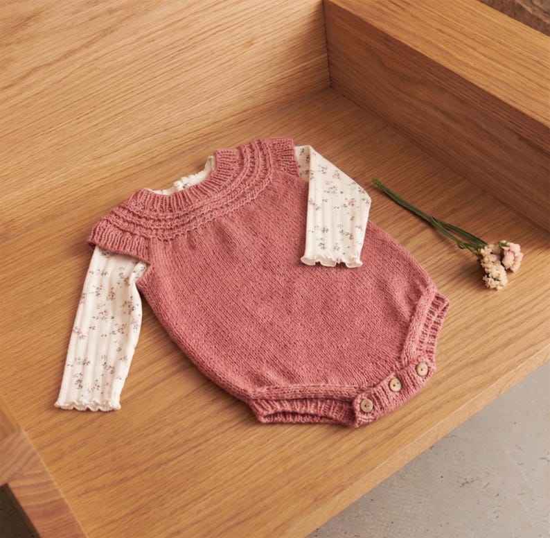 Blossom Romper Knitting Pattern