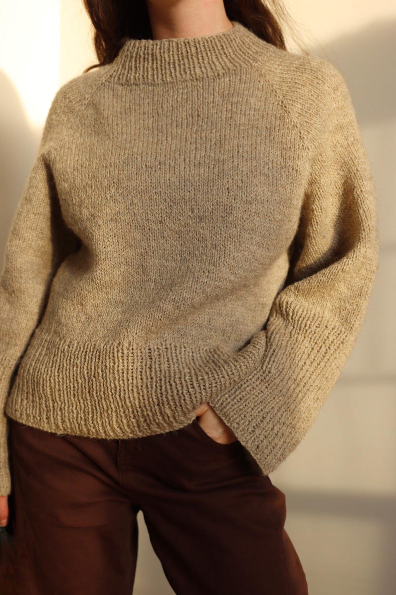 Quietude Sweater Knitting Pattern