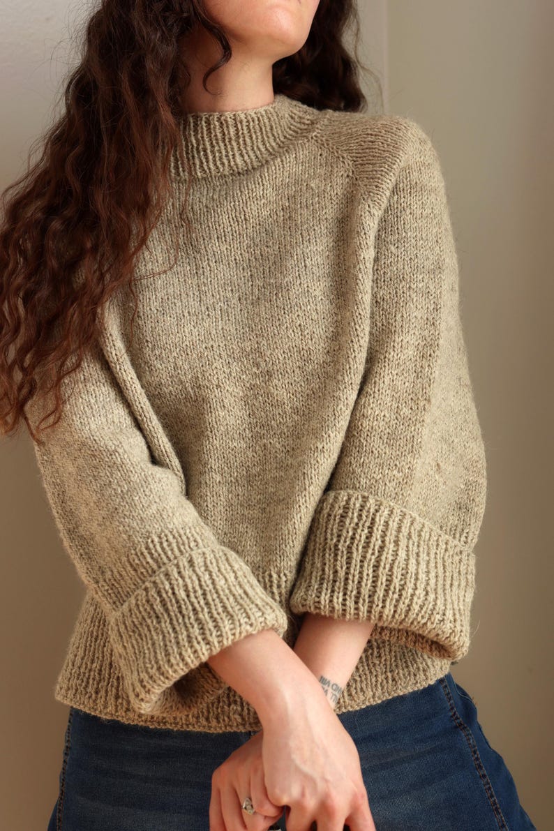 Quietude Sweater Knitting Pattern