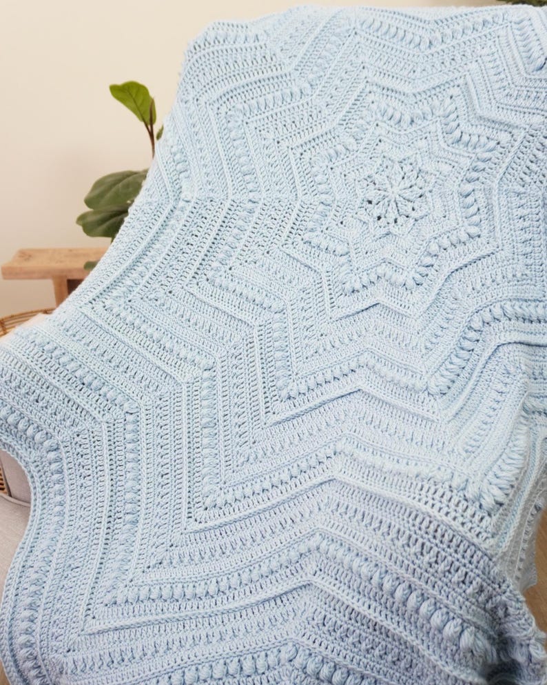 Sky Star Blanket Crochet Pattern