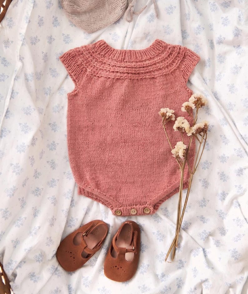 Blossom Romper Knitting Pattern