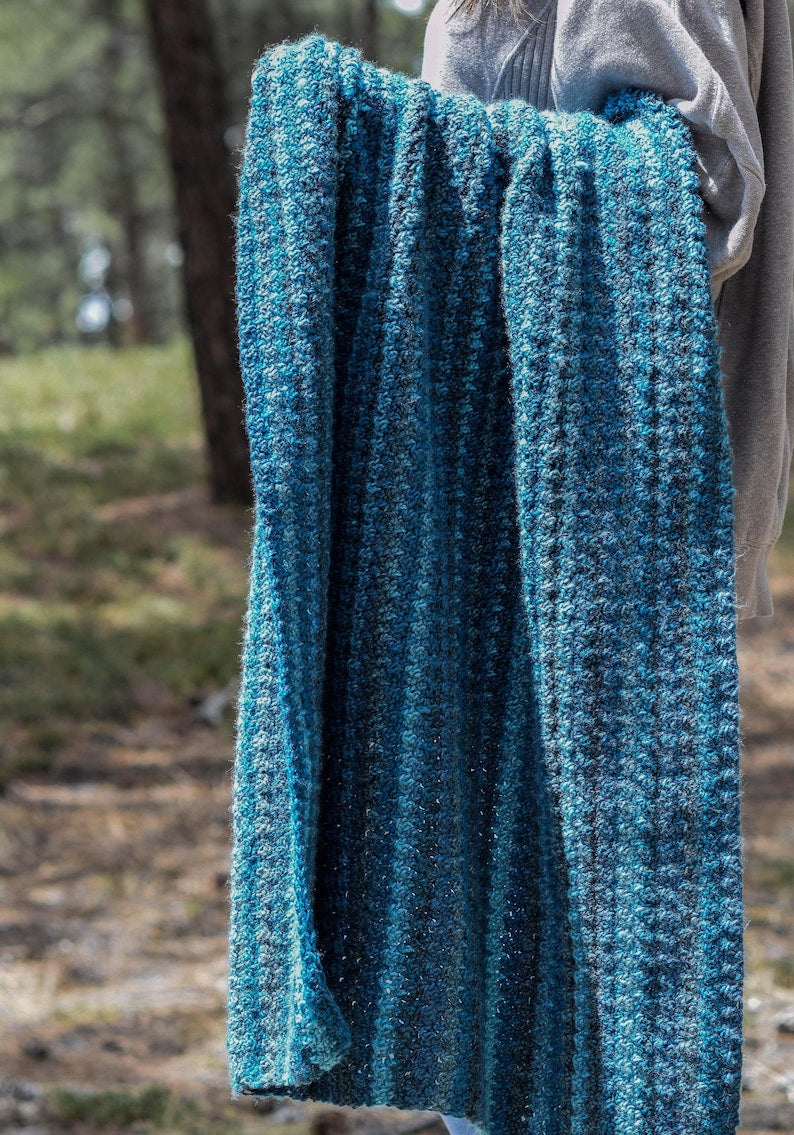 Blue Ridge Blanket Crochet Pattern
