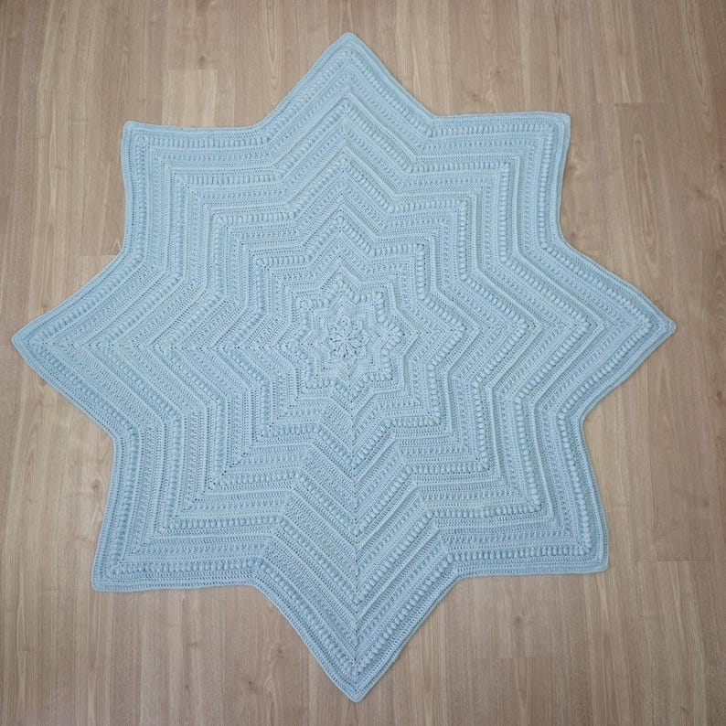 Sky Star Blanket Crochet Pattern