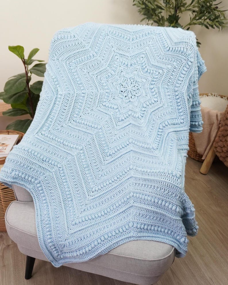 Sky Star Blanket Crochet Pattern