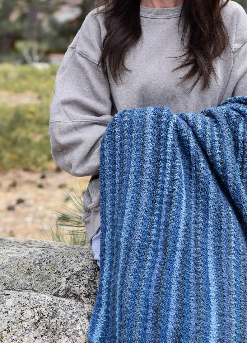 Blue Ridge Blanket Crochet Pattern