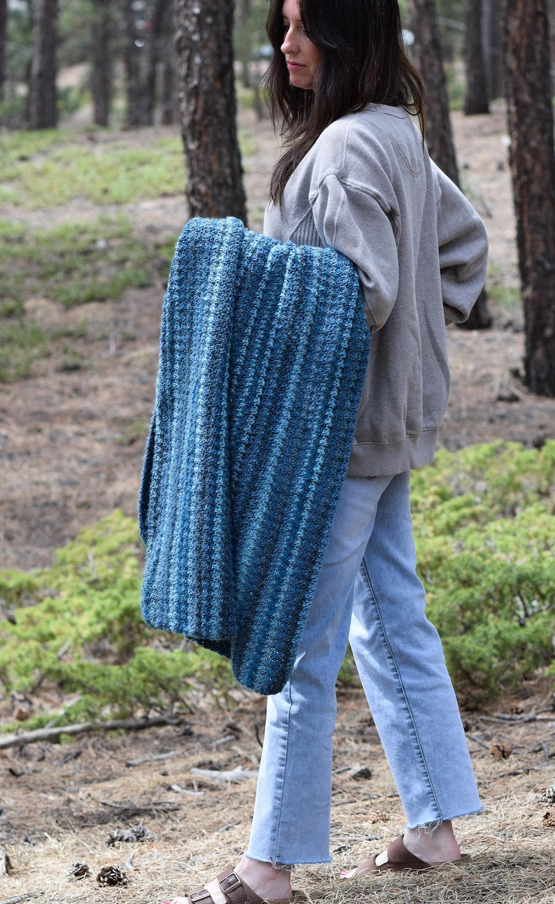 Blue Ridge Blanket Crochet Pattern