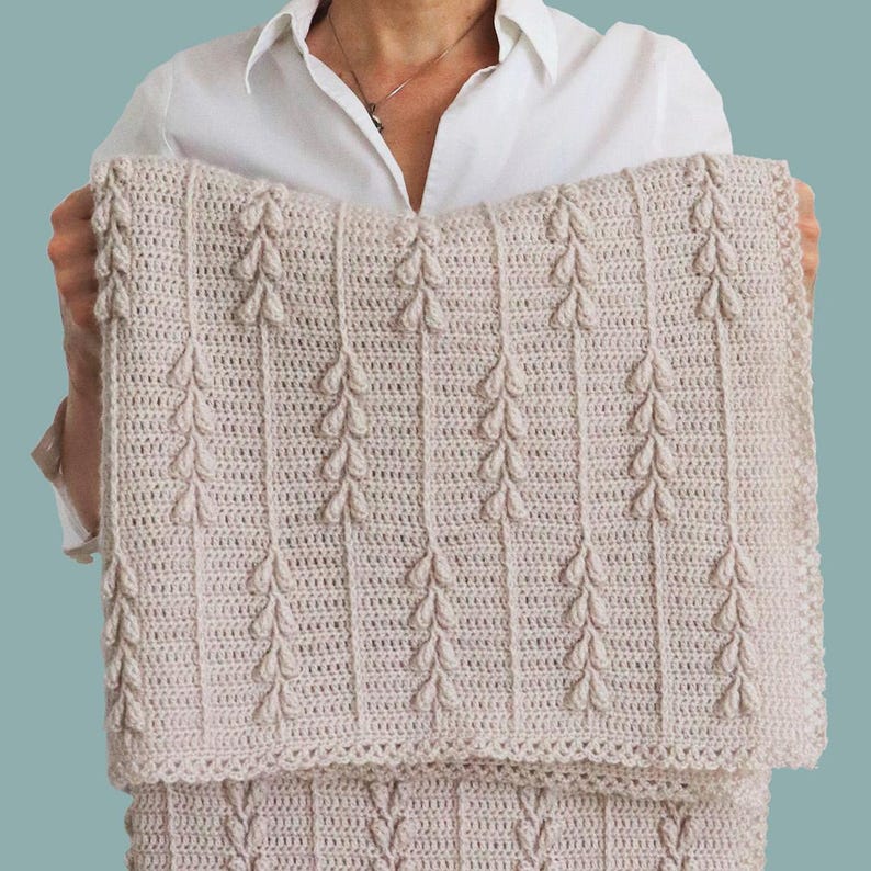 Whispering Vines Blanket Crochet Pattern