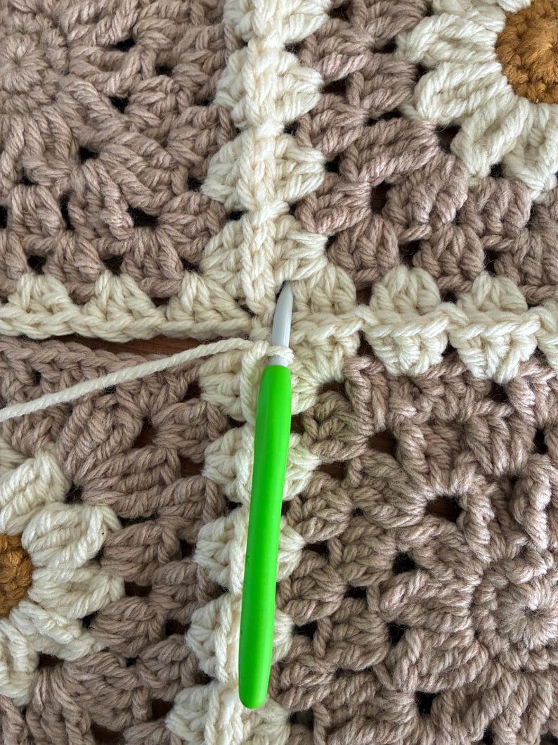 Bloom Square Blanket Crochet Pattern