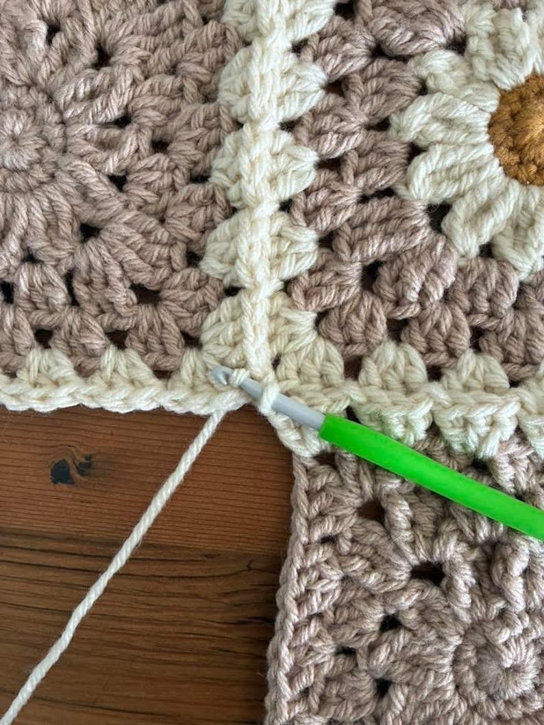 Bloom Square Blanket Crochet Pattern
