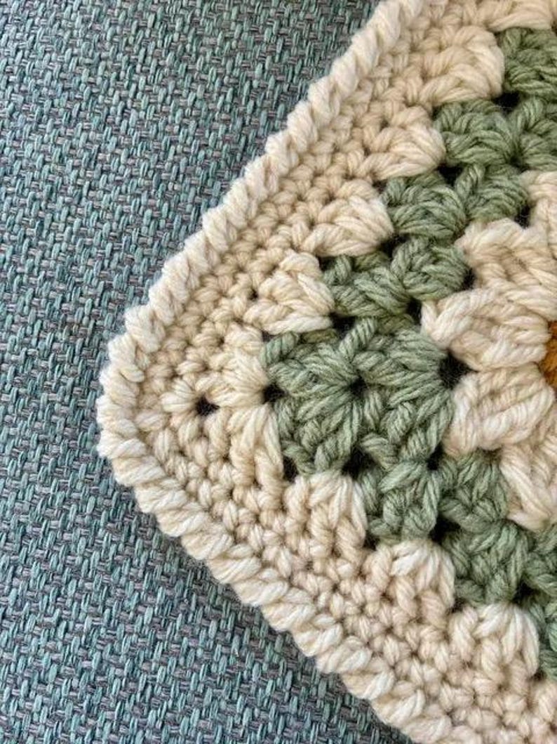 Bloom Square Blanket Crochet Pattern