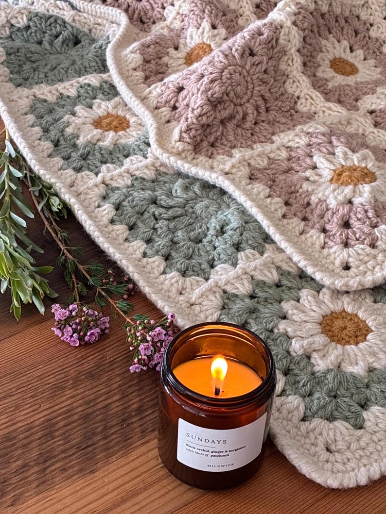 Bloom Square Blanket Crochet Pattern