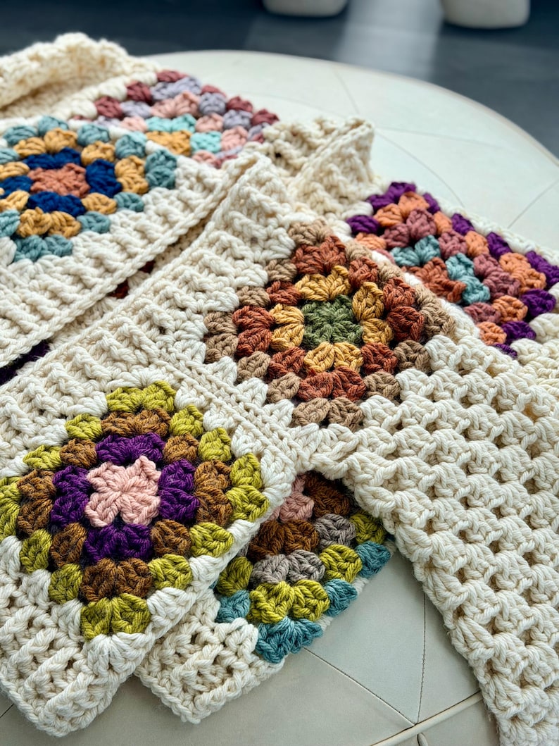 Sunset Cardigan Crochet Pattern