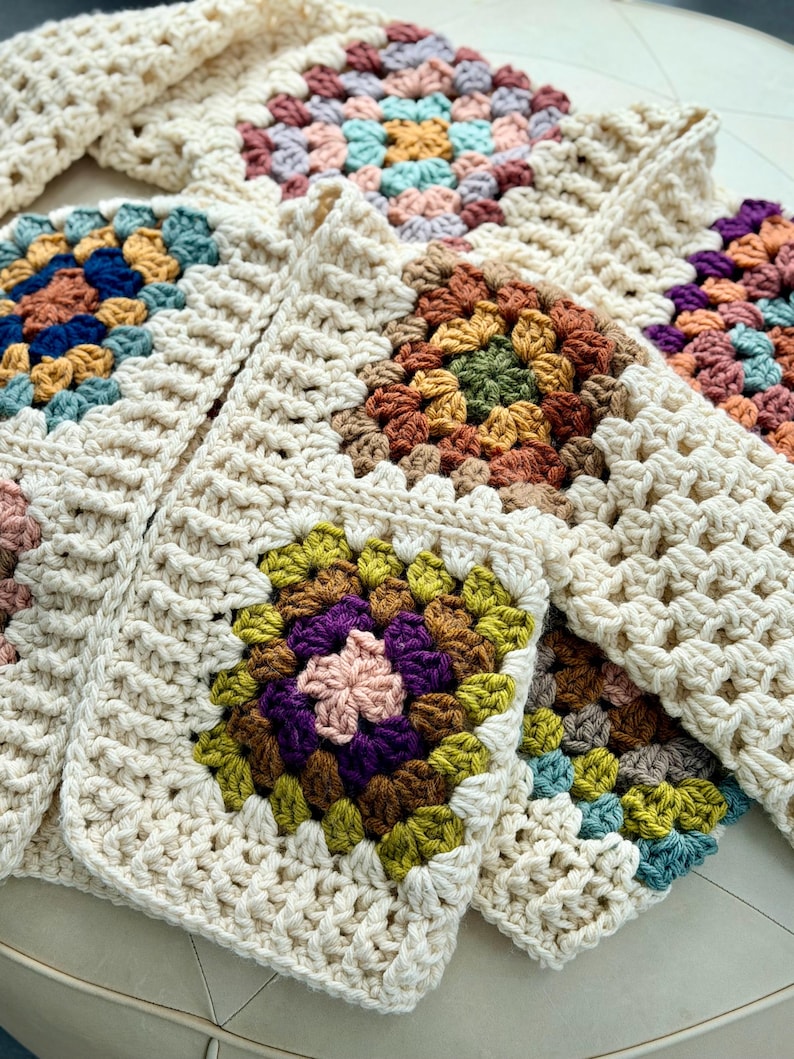 Sunset Cardigan Crochet Pattern